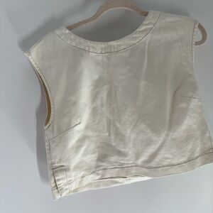 Day + Moon Cream Knit Top